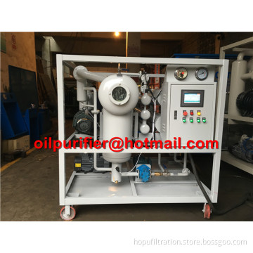 Single stage Transformer Oil Purifier machine, low vacuum insulation oil treatment plant